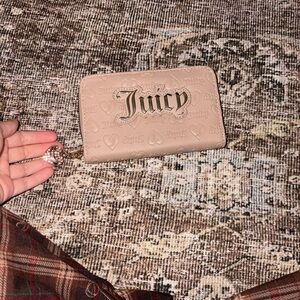 Juicy Couture Tan Embossed Wallet